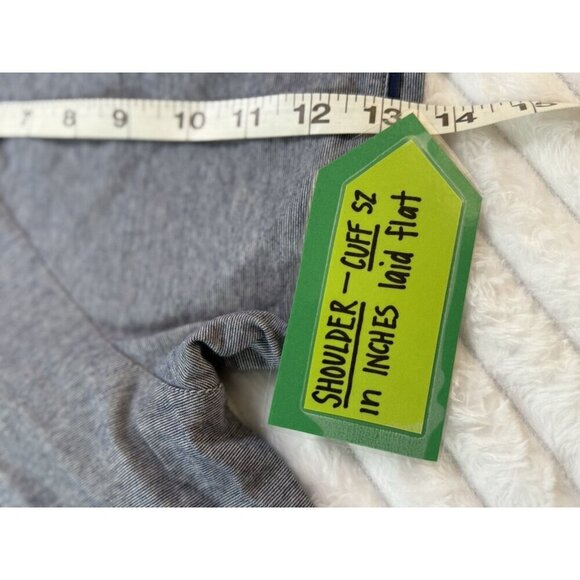 Ted Baker London Mens Short Sleeve Polo Size 7 Blue Pinstripe - Picture 11 of 12